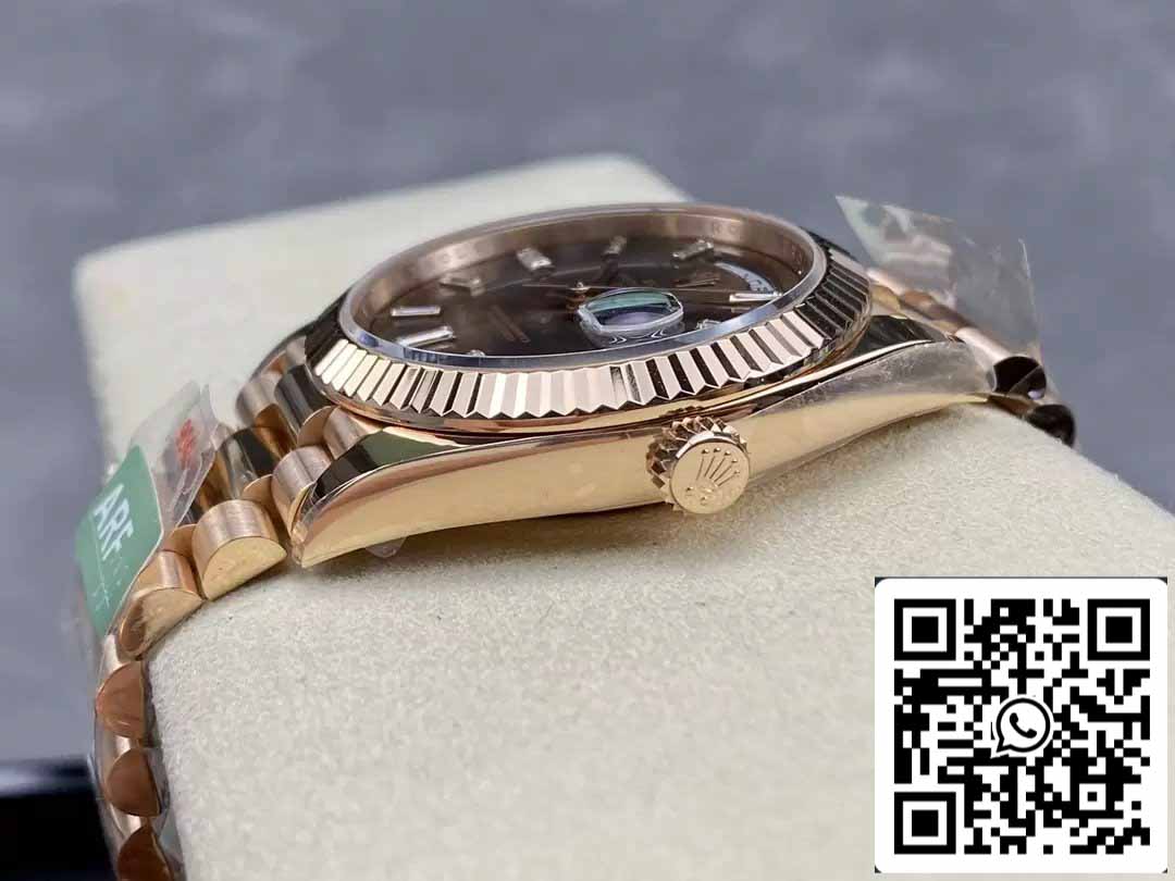 Rolex Day Date 40 M228235-0003 Chocolate quadrante 1:1 edizione migliore AR Fabbrica 3255 movimento