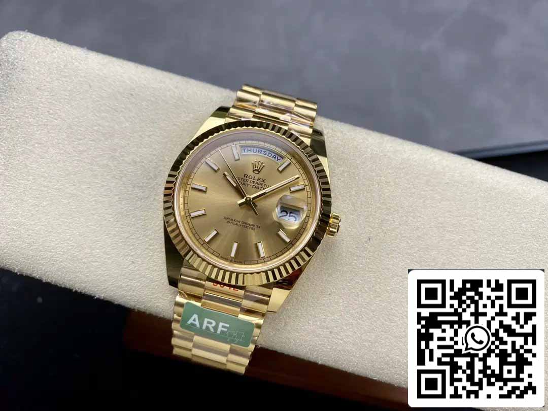 Rolex Day Date 40 M228238-0003 Yellow Oro quadrante 1:1 edizione migliore AR Fabbrica 3255 movimento