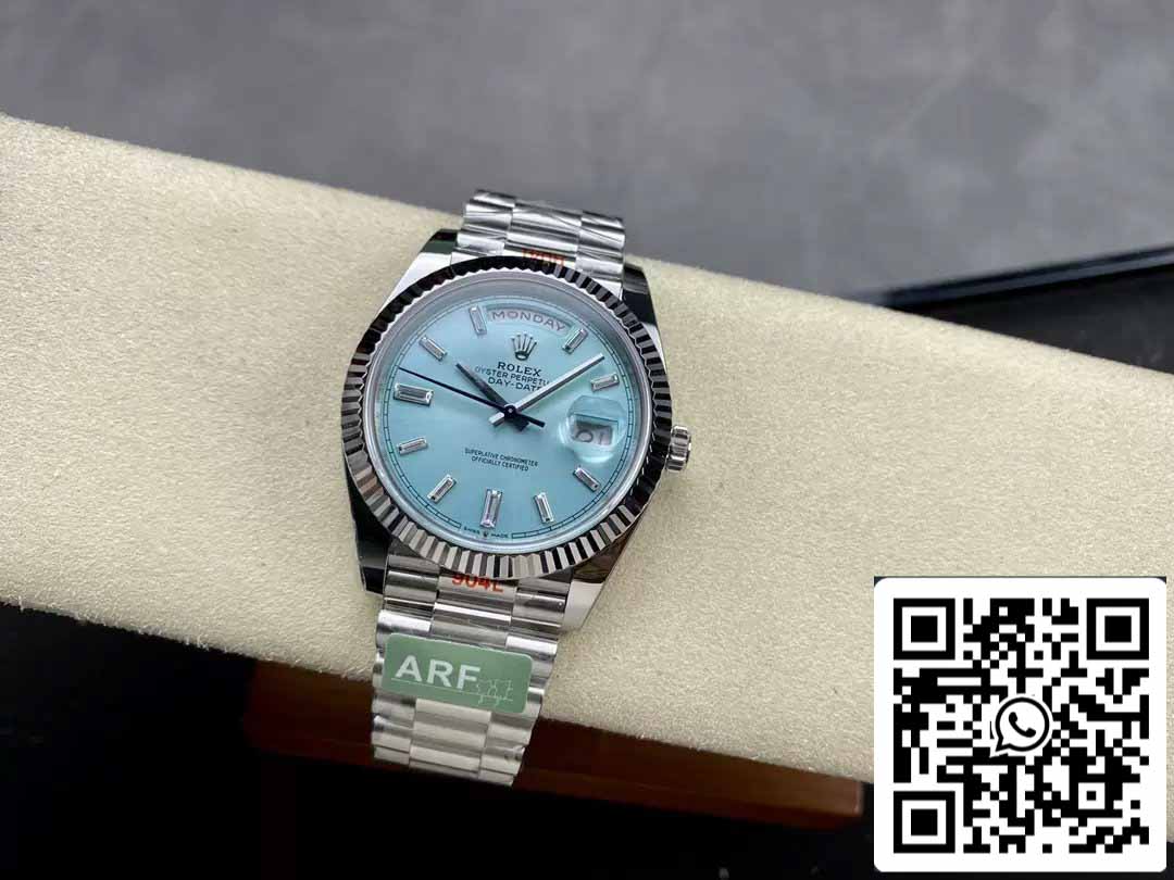 Rolex Day Date 40 M228236-0006 Tiffany quadrante 1:1 edizione migliore AR Fabbrica 3255 movimento