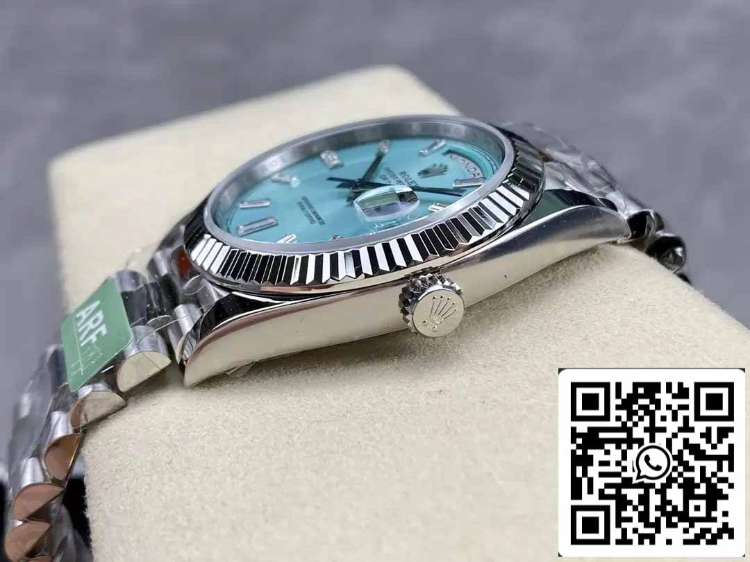 Rolex Day Date 40 M228236-0006 Tiffany quadrante 1:1 edizione migliore AR Fabbrica 3255 movimento