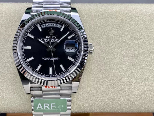 Rolex Day Date 40 M228239-0004 quadrante nero 1:1 edizione migliore AR Fabbrica 3255 movimento