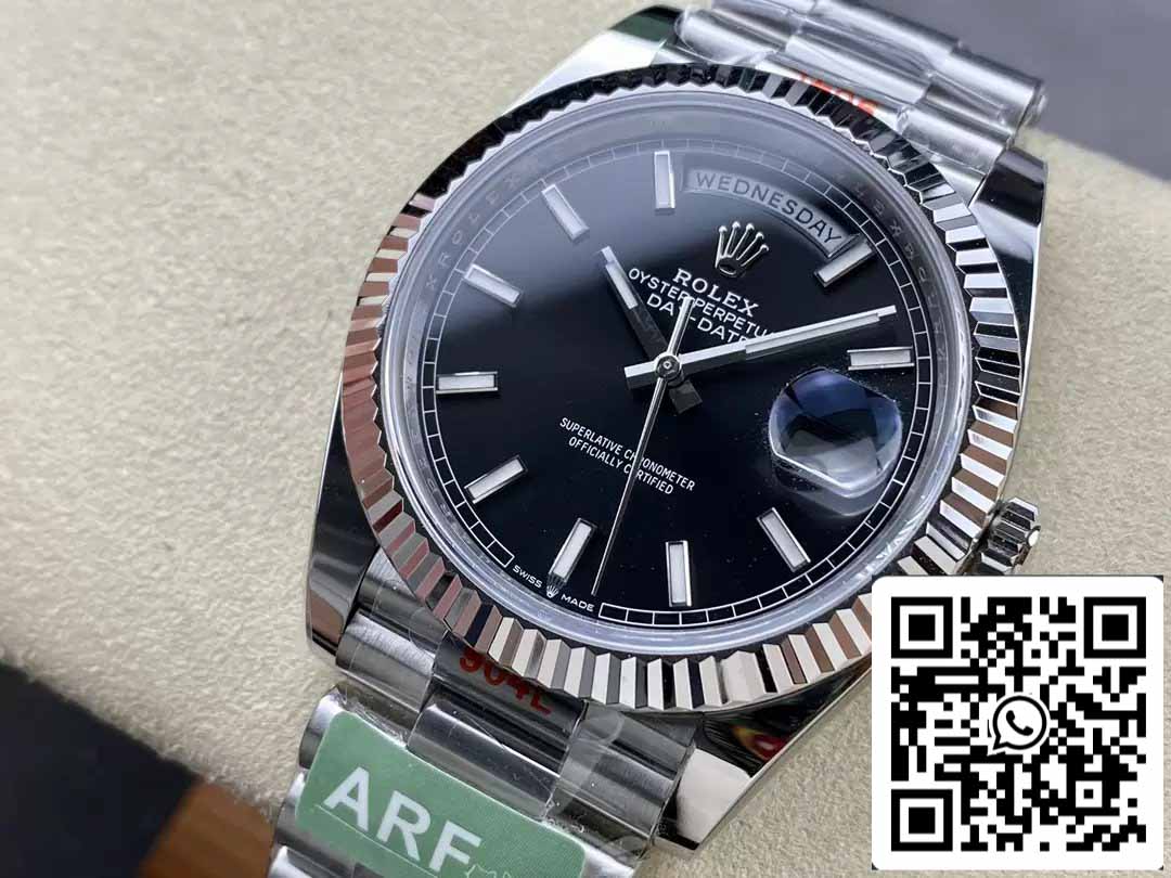Rolex Day Date 40 M228239-0004 quadrante nero 1:1 edizione migliore AR Fabbrica 3255 movimento