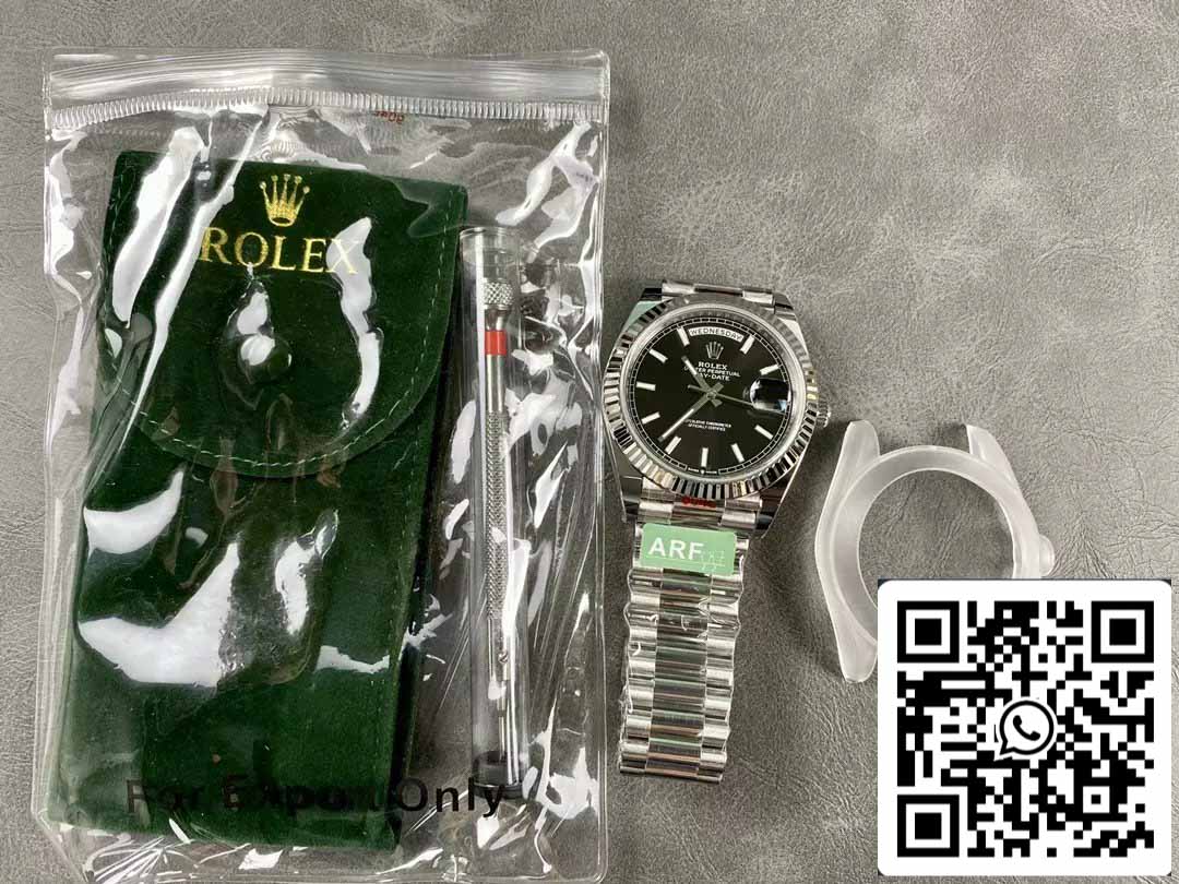 Rolex Day Date 40 M228239-0004 quadrante nero 1:1 edizione migliore AR Fabbrica 3255 movimento