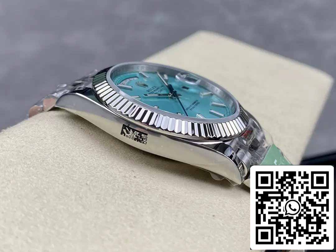 Rolex Day Date 40 M228236-0018 Tiffany quadrante 1:1 edizione migliore AR Fabbrica 3255 movimento