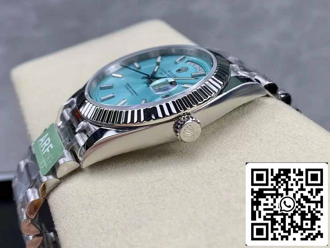 Rolex Day Date 40 M228236-0018 Tiffany quadrante 1:1 edizione migliore AR Fabbrica 3255 movimento