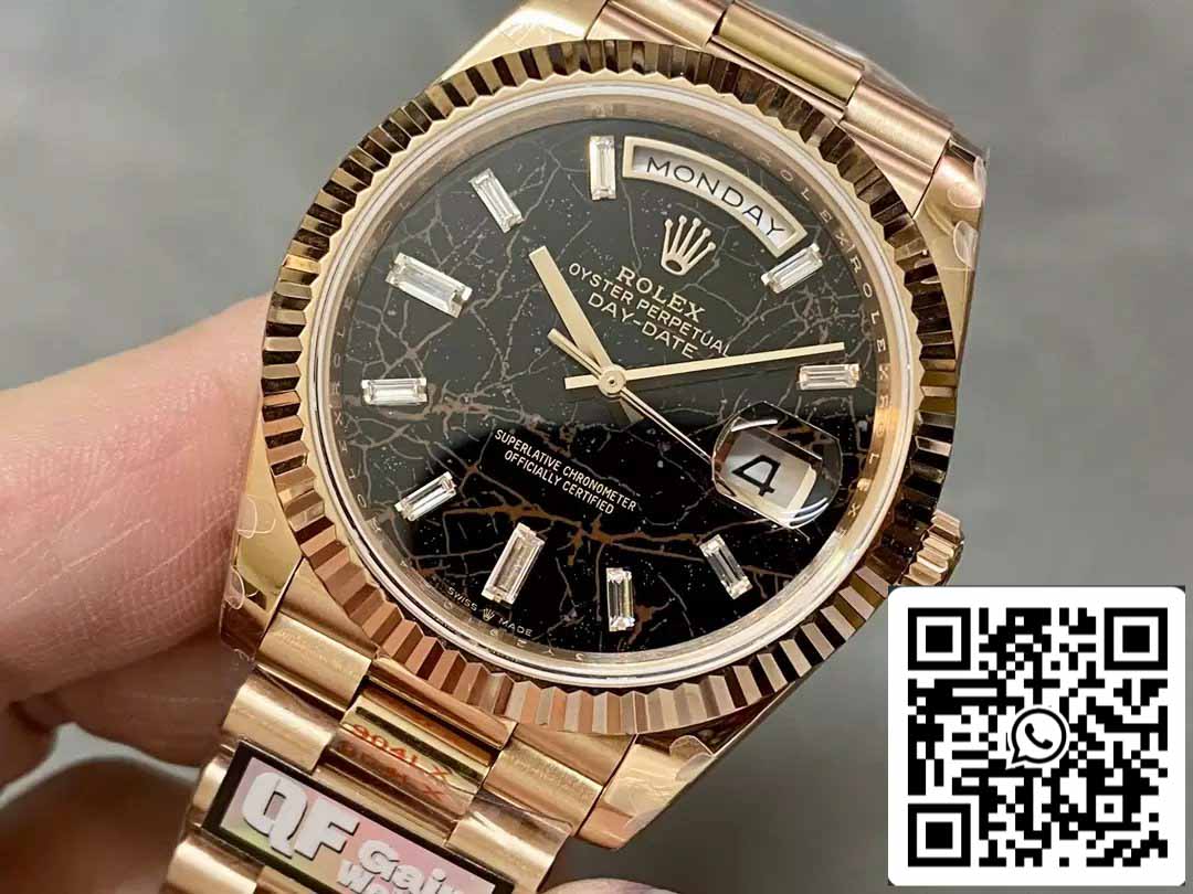 Rolex Day Date 40 M228235-0045 Eisenkiesel Diamond Dial1:1 Best Edition QF Fabbrica 183 gram