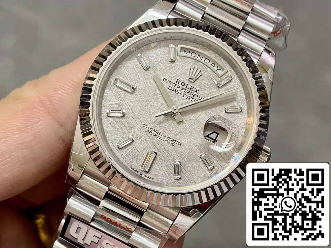 Rolex Day Date 40 M228236-0011  Meteorite Diamond Dial1:1 Best Edition QF Fabbrica 183 gram