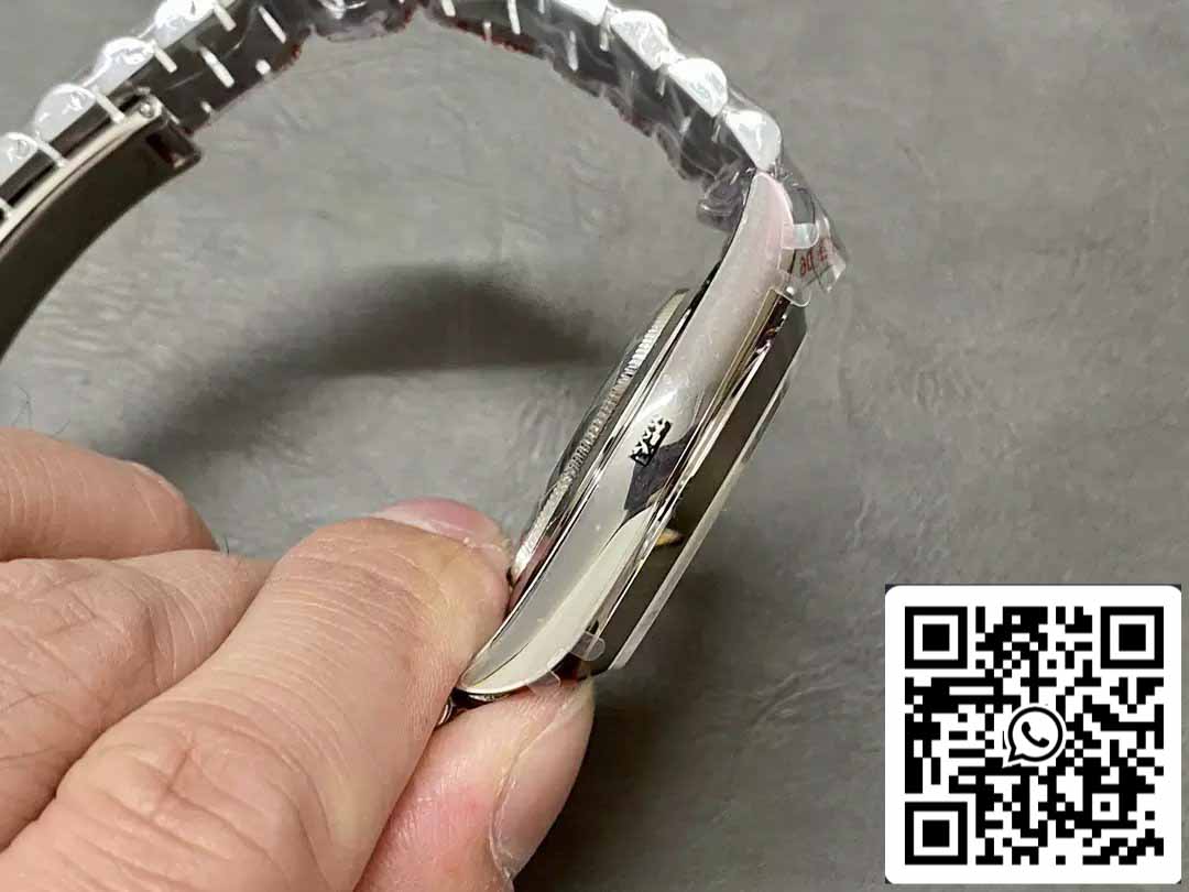 Rolex Day Date 40 m228236 Árabe quadrante azul 1:1 edizione melhor GM Fabbrica V3 Contrapeso Versão