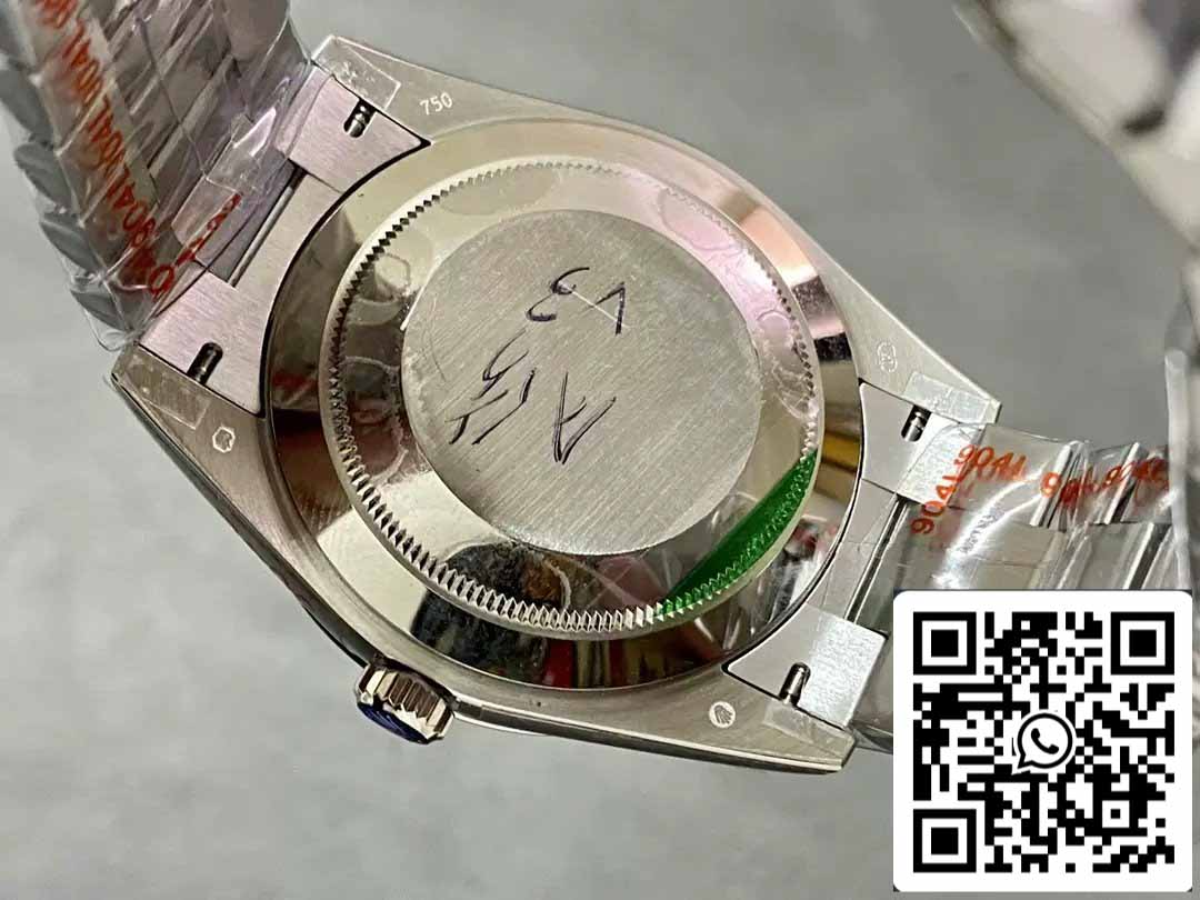Rolex Day Date 40 m228236 Árabe quadrante azul 1:1 edizione melhor GM Fabbrica V3 Contrapeso Versão
