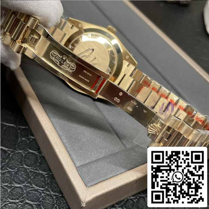 Rolex Day Date 40 M228238 -0004 Nero Diamond quadrante 1:1 edizione migliore GM Fabbrica V3 Counterweight Versione