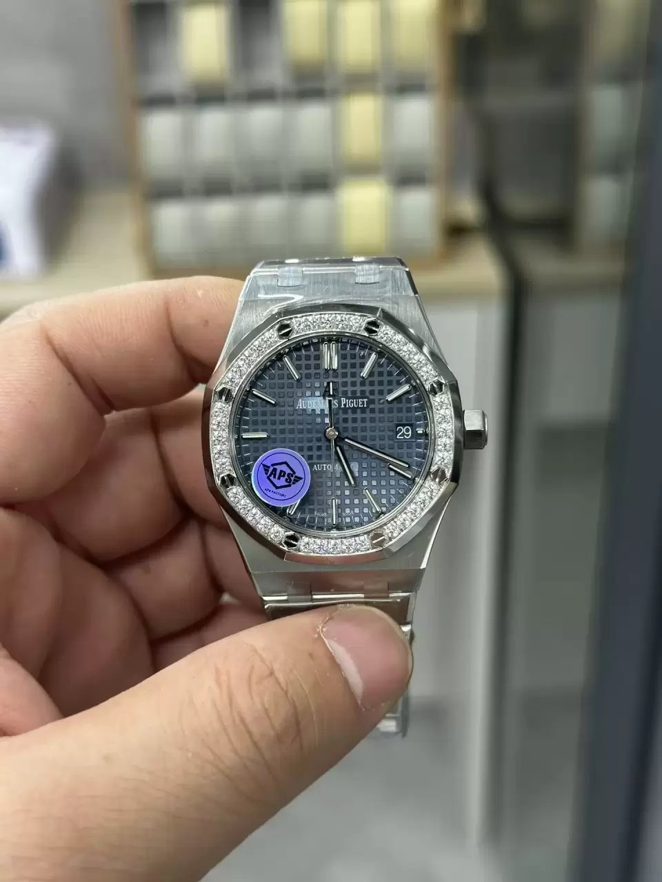Audemars Piguet 15451ST.ZZ.1256ST.03 APS Fabbrica 1:1 edizione migliore quadrante blu