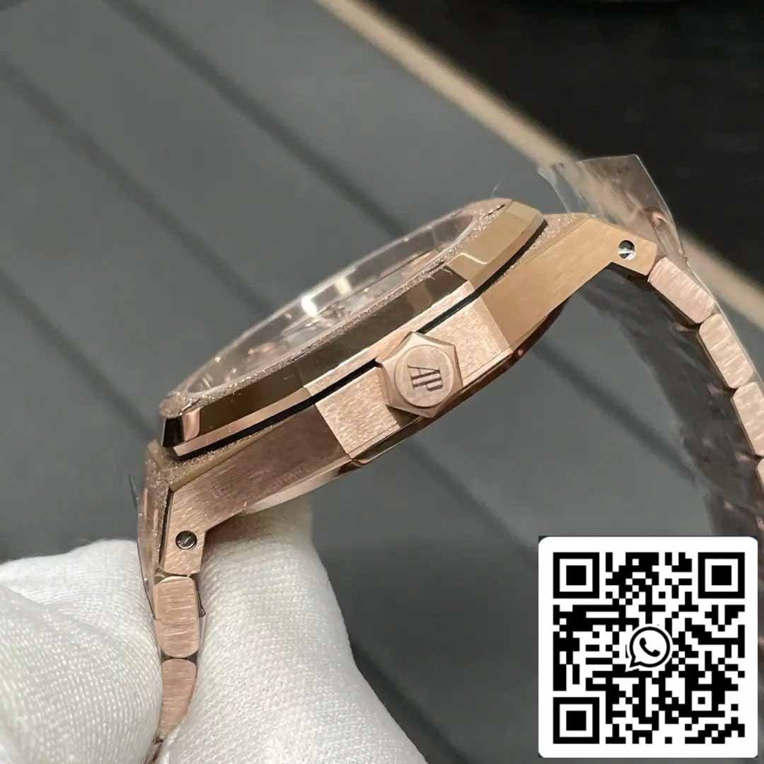 Audemars Piguet 15454OR.GG.1259OR.01 Frost Oro 1:1 edizione migliore APS Fabbrica quadrante bianco Rosa Oro