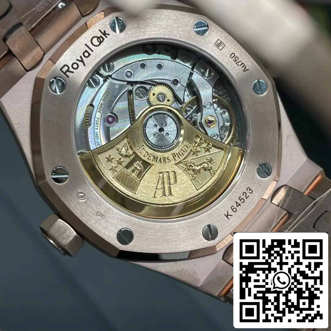 Audemars Piguet 15454OR.GG.1259OR.01 Frost Oro 1:1 edizione migliore APS Fabbrica quadrante bianco Rosa Oro