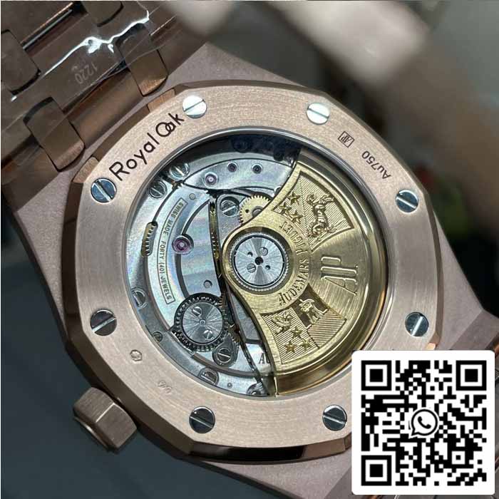 Audemars Piguet 15454OR.GG.1259OR.03 Frost Oro 1:1 edizione migliore APS Fabbrica Rosa Oro quadrante Rosa Oro