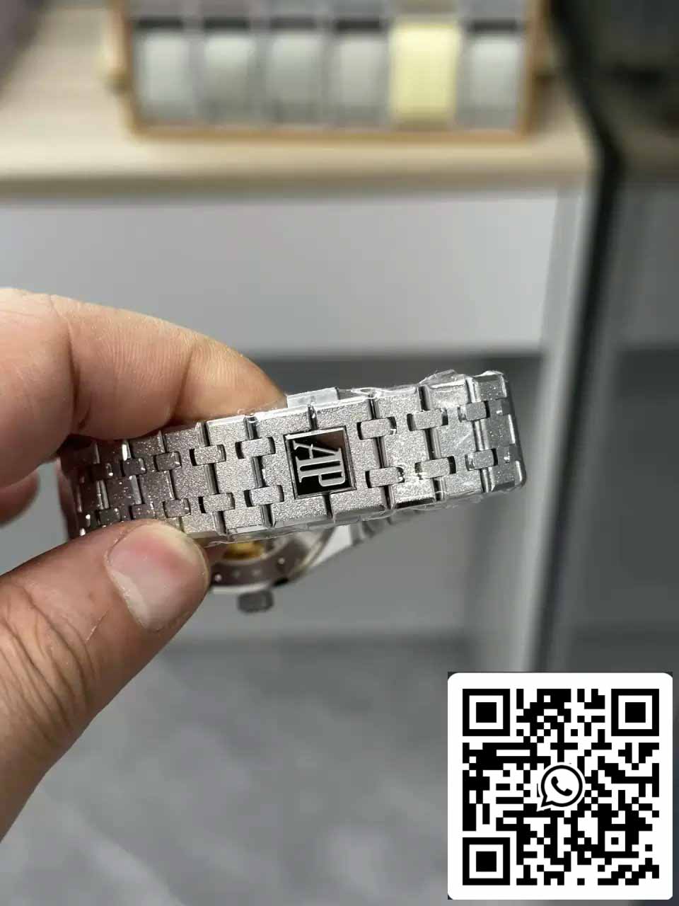 Audemars Piguet 15454BC.GG.1259BC.03 Frost Oro 1:1 edizione migliore APS Fabbrica Grigio quadrante