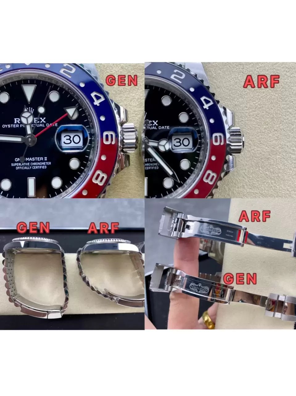 Rolex GMT Master II M126710BLRO-0001 Pepsi 1:1 edizione migliore from AR Fabbrica V3 Upgrade