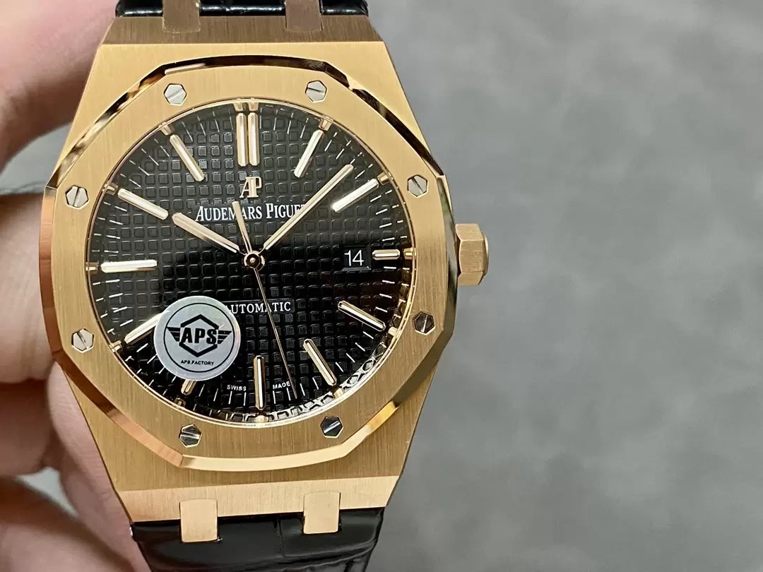 Audemars Piguet Royal Oak 15400OR.OO.D002CR.01 APS Fabbrica V3 1:1 edizione migliore quadrante nero