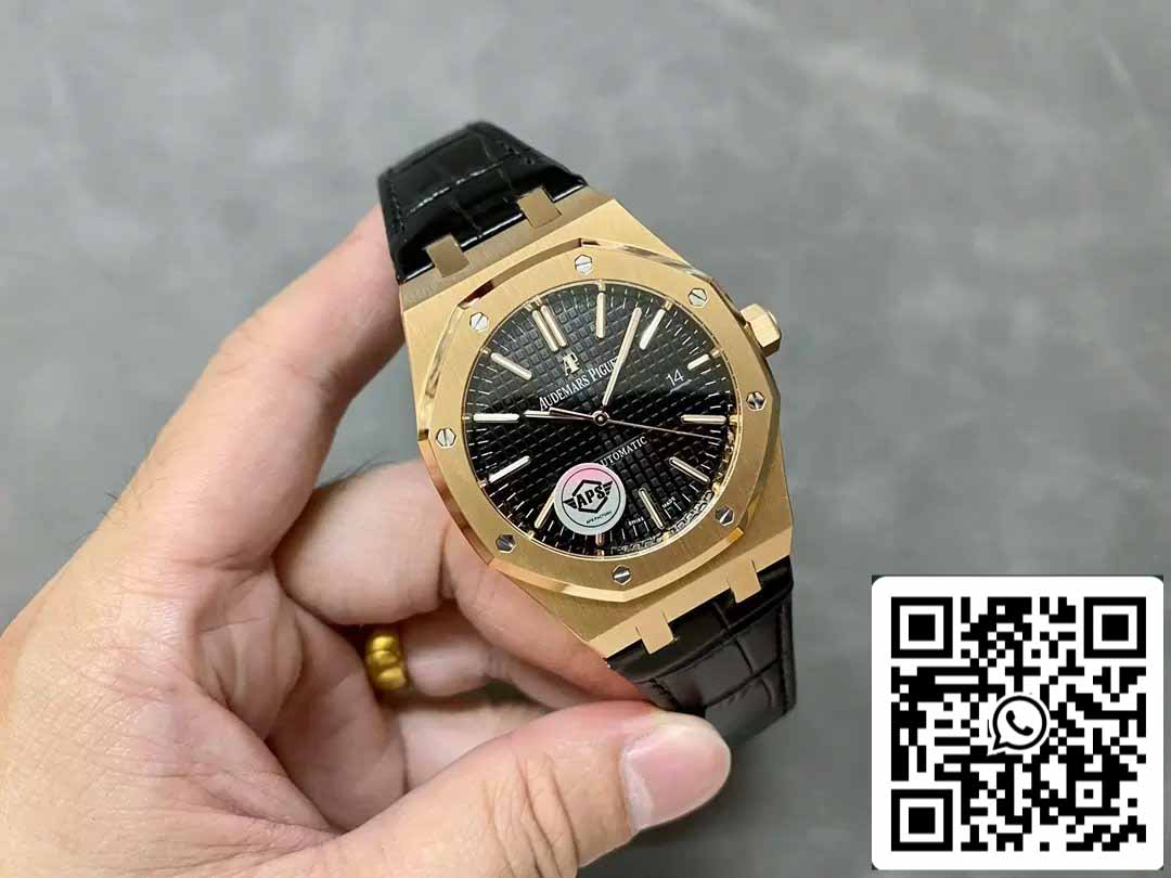 Audemars Piguet Royal Oak 15400OR.OO.D002CR.01 APS Fabbrica V3 1:1 edizione migliore quadrante nero