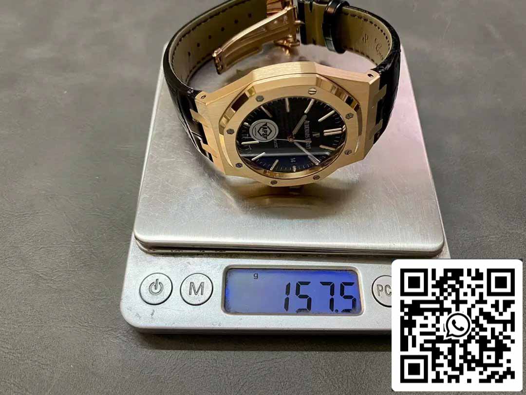 Audemars Piguet Royal Oak 15400OR.OO.D002CR.01 APS Fabbrica V3 1:1 edizione migliore quadrante nero