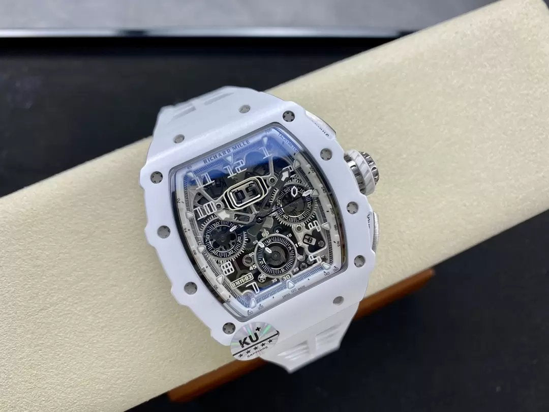 Richard Mille RM11-03 Best Edition KU+ Fabbrica [KV - V5] Version White Carbon