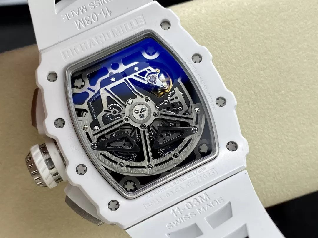 Richard Mille RM11-03 Best Edition KU+ Fabbrica [KV - V5] Version White Carbon