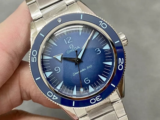 Omega Seamaster 300 234.30.41.21.03.002 1:1 edizione migliore VS Fabbrica 41mm quadrante blu