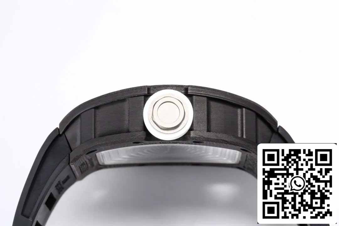 BBR Fabbrica [V3] RICHARD MILLE  RM055 RM-055 NTPT fibra di carbonio Cassa Gomma cinturino