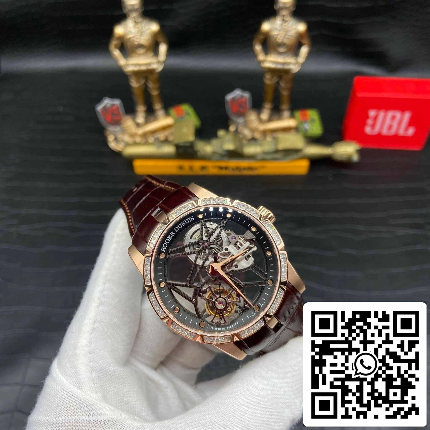 Roger Dubuis Excalibur RDDBEX0393 1:1 edizione migliore BBR Fabbrica V3 Tourbillon scheletrato quadrante