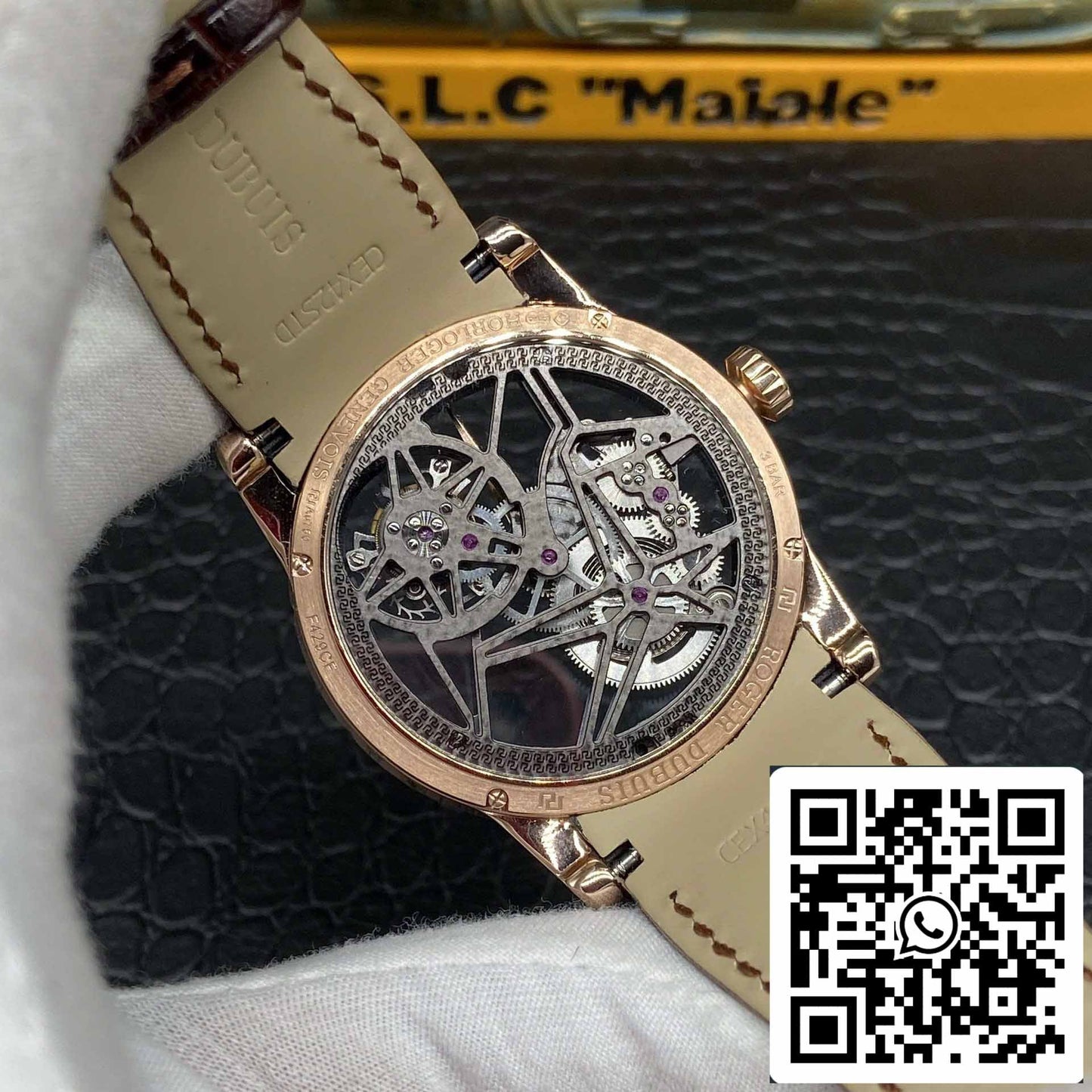 Roger Dubuis Excalibur RDDBEX0393 1:1 edizione migliore BBR Fabbrica V3 Tourbillon scheletrato quadrante