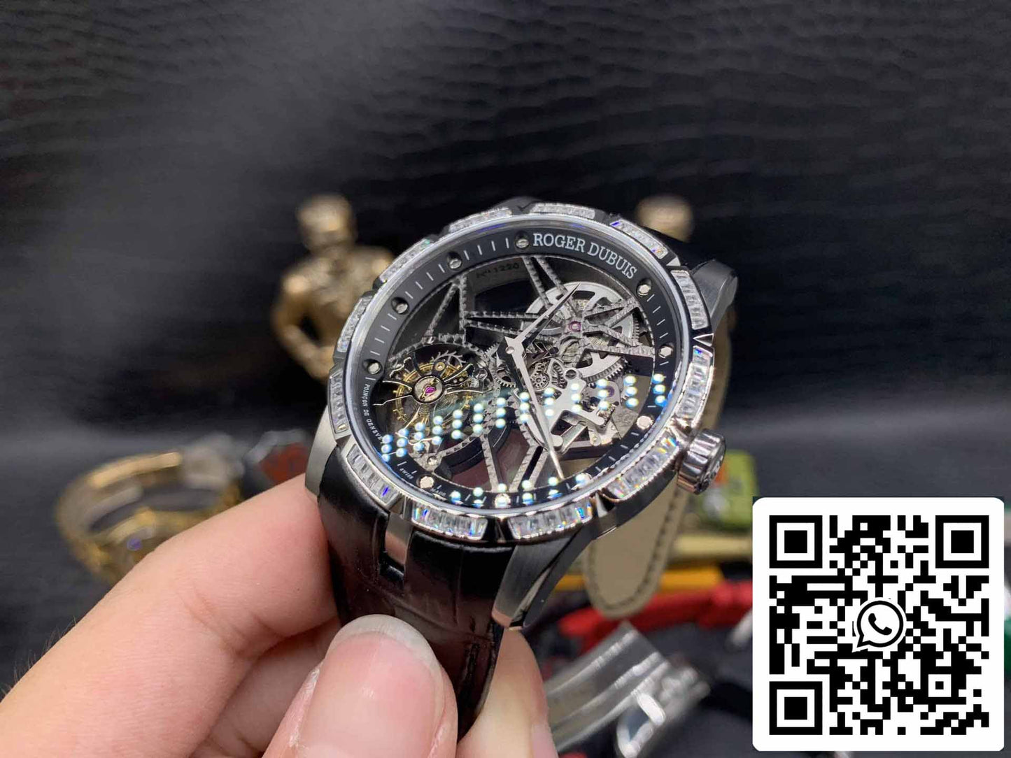 Roger Dubuis Excalibur RDDBEX0393 Argento Cassa 1:1 edizione migliore BBR Fabbrica V3 Tourbillon scheletrato quadrante