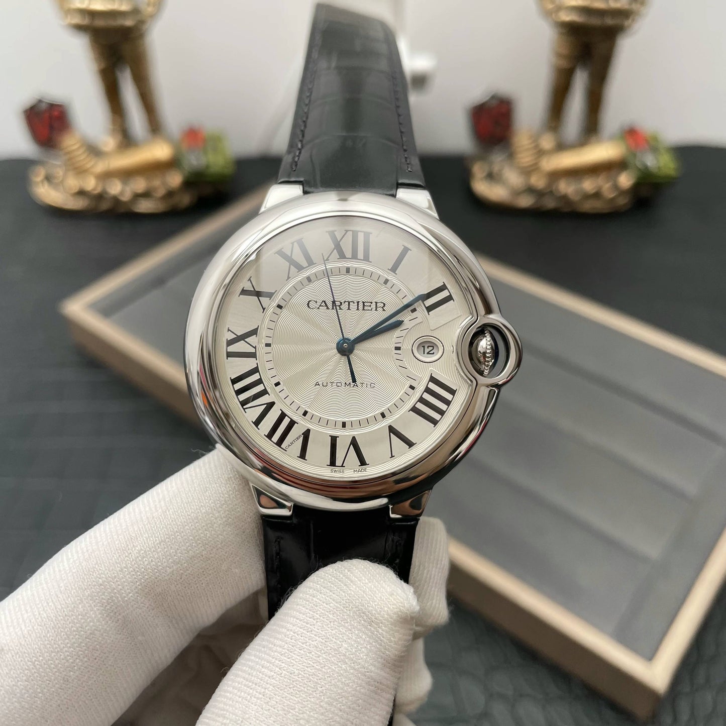 Ballon Bleu De Cartier 42MM WSBB0026 1:1 edizione migliore AF Fabbrica quadrante bianco