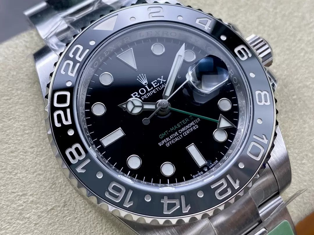 Rolex GMT Master II m126710grnr-0003 1:1 edizione migliore ARF Fabbrica El más nuevo 2024 Oyster cinturino