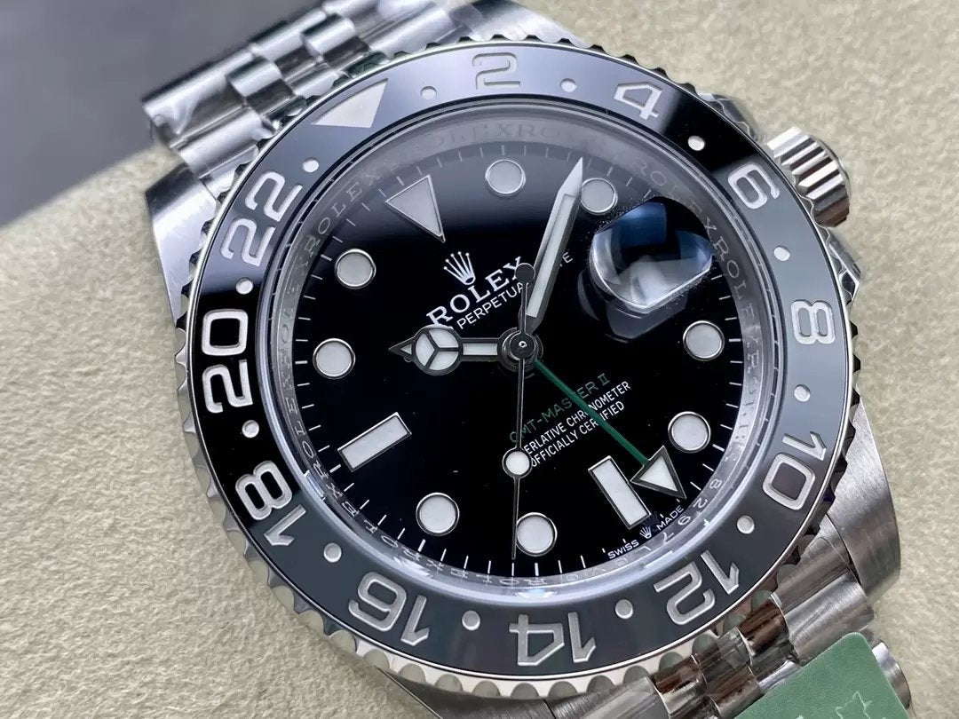 Rolex GMT Master II m126710grnr-0003 1:1 edizione melhor ARF Fabbrica Mais novo 2024 Jubilee cinturino