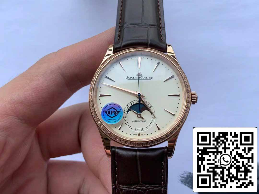 Jaeger LeCoultre Master Ultra Thin Moon 39 Q1362501 1:1 edición mejorada APS Fabbrica