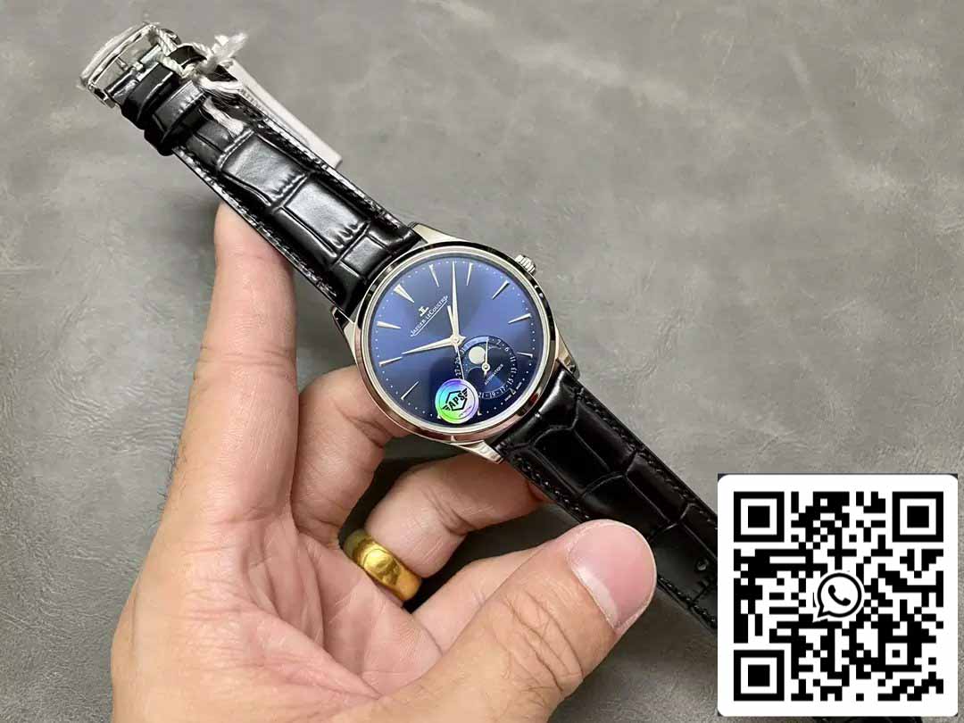 Jaeger-LeCoultre Master Ultra Thin MOON Q1368480 1:1 edizione migliore APS Fabbrica quadrante blu