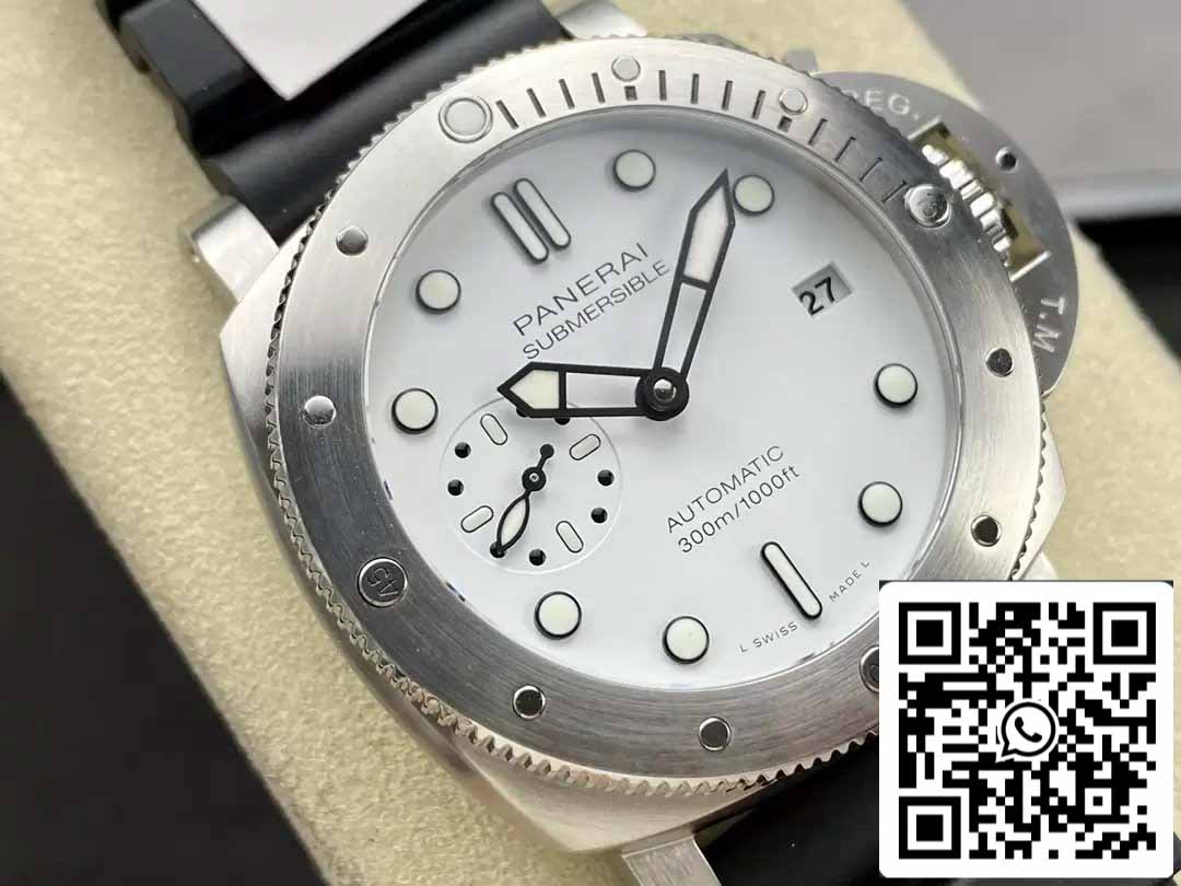 Panerai Luminor Submersible Bianco Pam02223   VS Fabbrica 1:1 edizione migliore