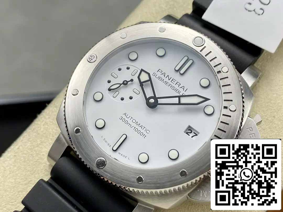 Panerai Luminor Submersible Bianco Pam02223   VS Fabbrica 1:1 edizione migliore