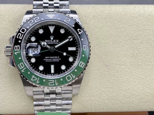 Rolex GMT Master II M126720VTNR-0001 Jubilee cinturino 1:1 edizione migliore C+ Fabbrica lunetta in ceramica
