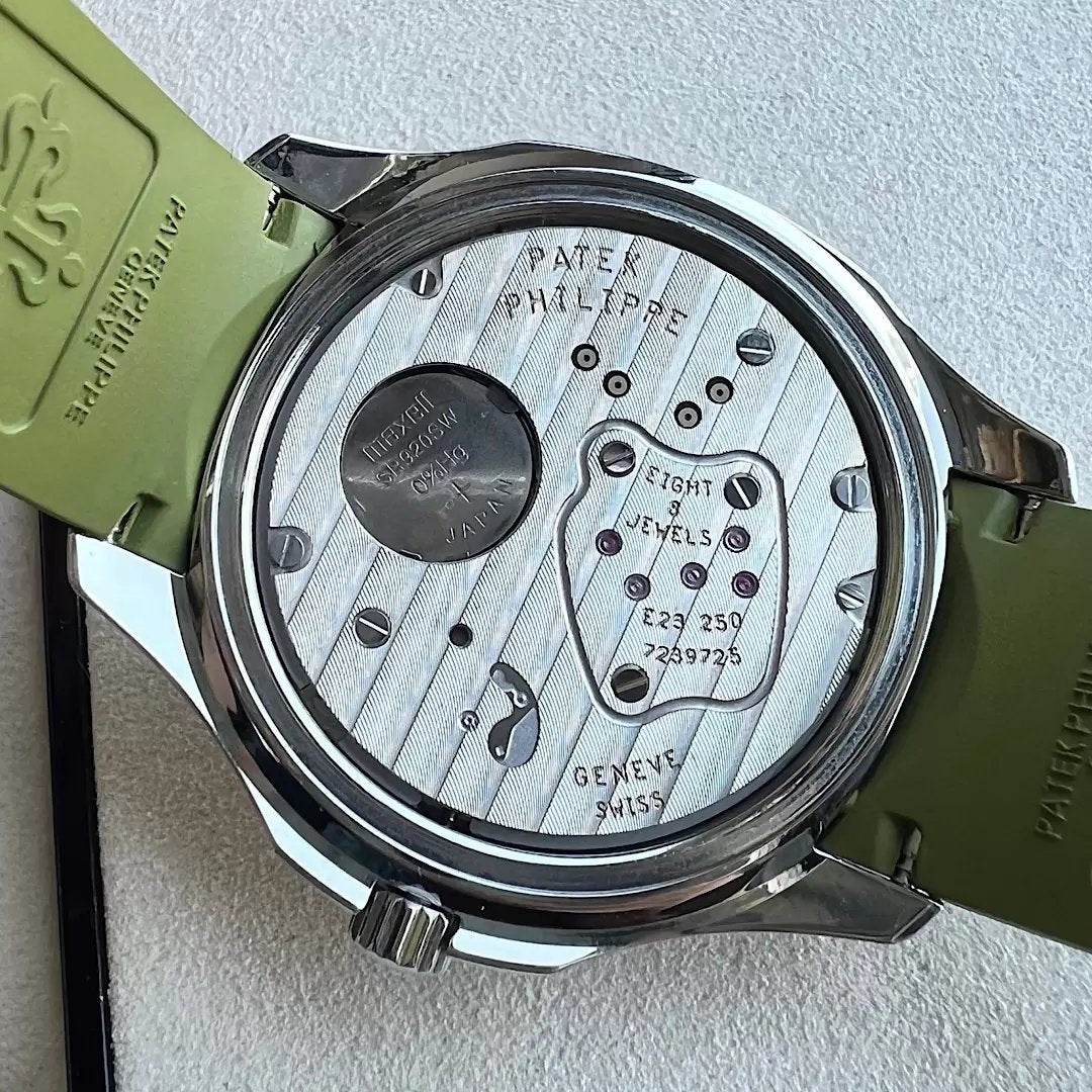 Patek Philippe Aquanaut 5267/200A-011 Mostrador Verde 1:1 Melhor Edição PPF Fabbrica