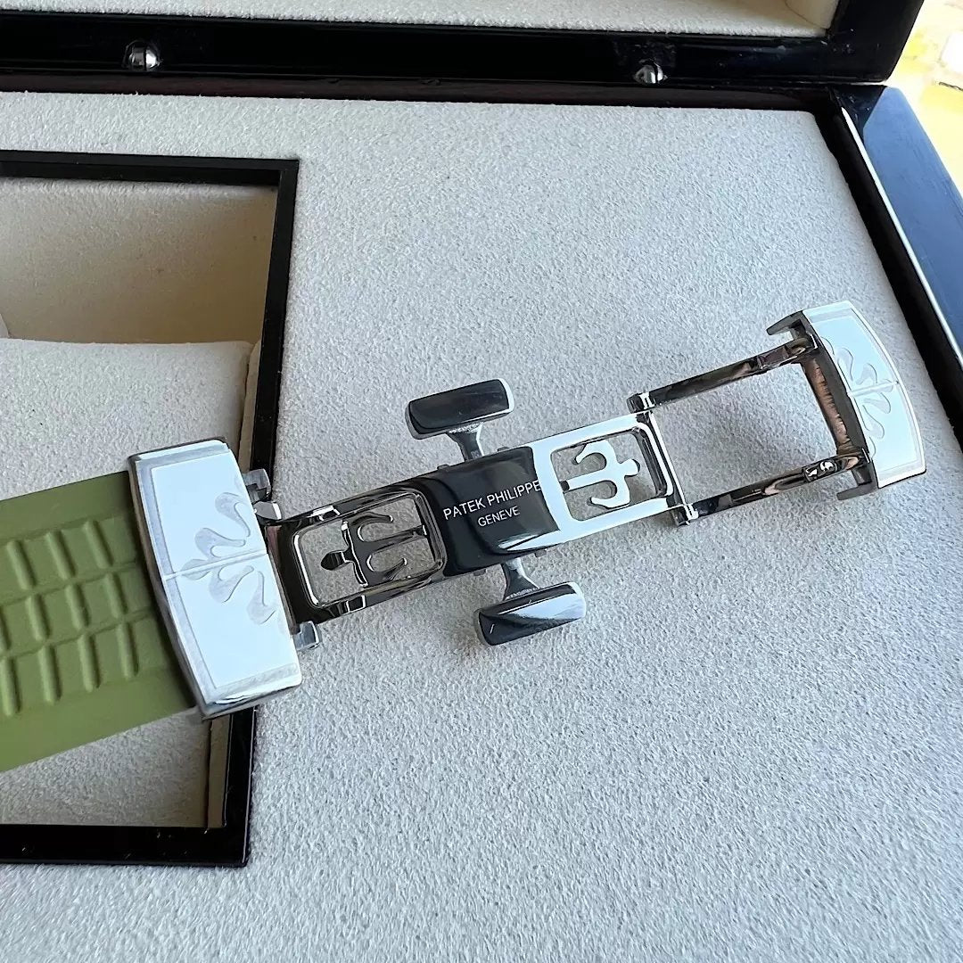 Patek Philippe Aquanaut 5267/200A-011 Mostrador Verde 1:1 Melhor Edição PPF Fabbrica