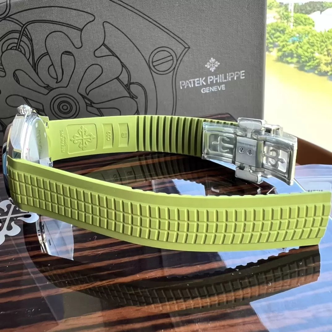 Patek Philippe Aquanaut 5267/200A-011 Mostrador Verde 1:1 Melhor Edição PPF Fabbrica