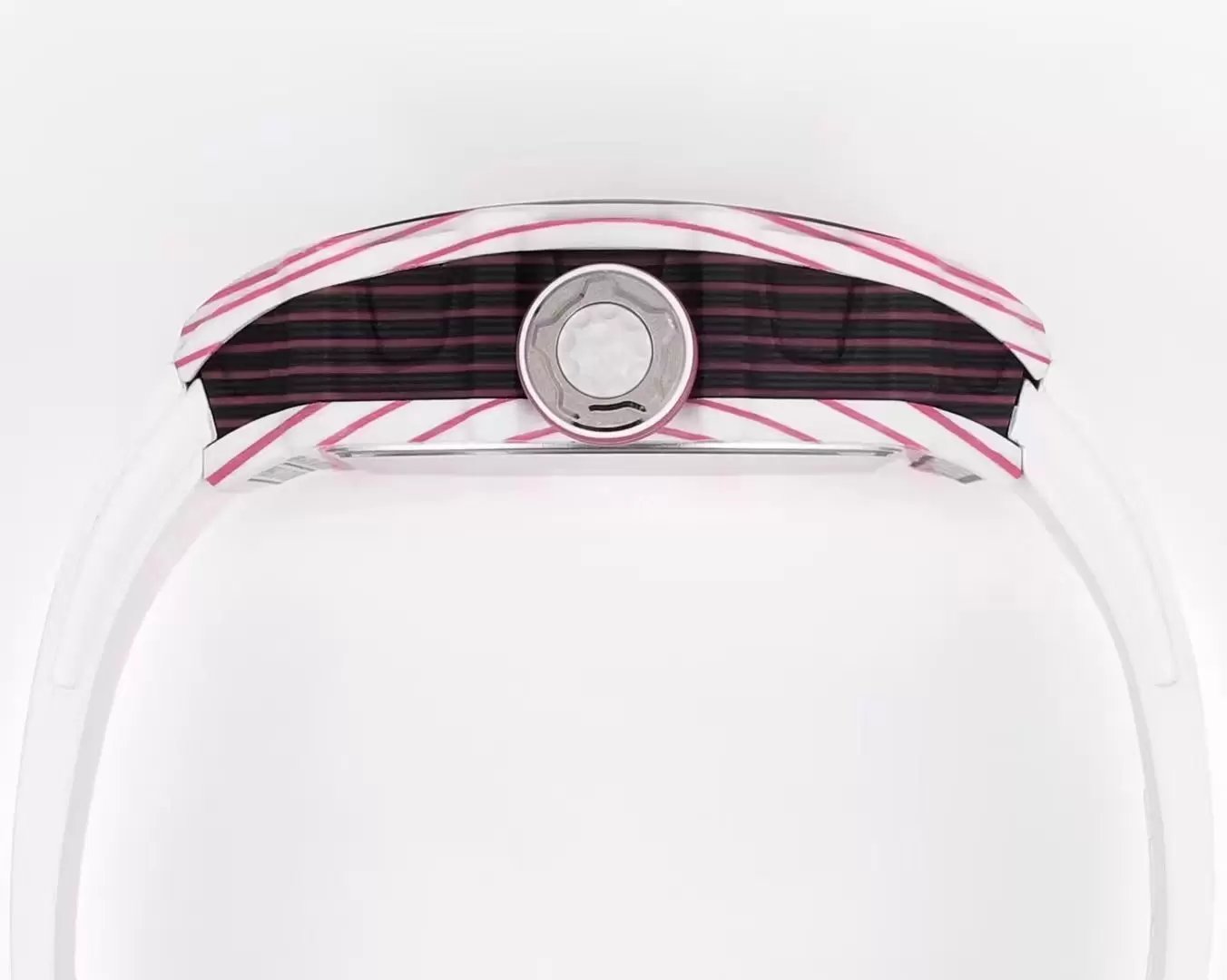 Richard Mille Bubba Watson Tourbillon RM38-02 1:1 Melhor Edição Borracha Branca Cinturino
