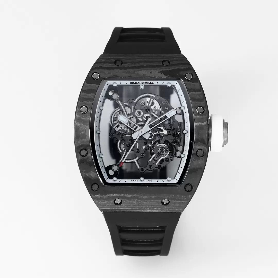 RICHARD MILLE RM055 Redesigned original 1:1 edizione migliore BBR Fabbrica 2024 Bianco lunetta