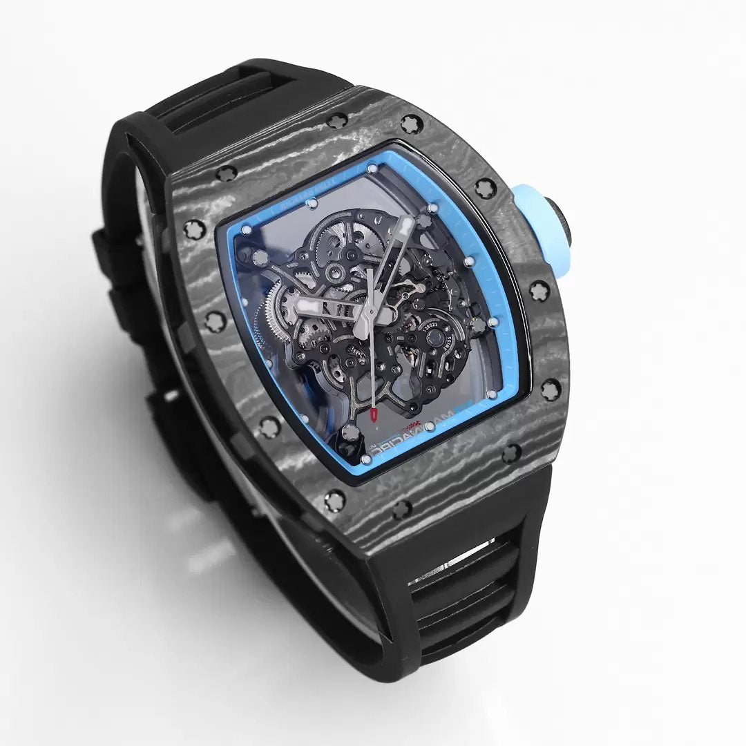 RICHARD MILLE RM055 Redesigned original 1:1 edizione migliore BBR Fabbrica 2024 Blu lunetta