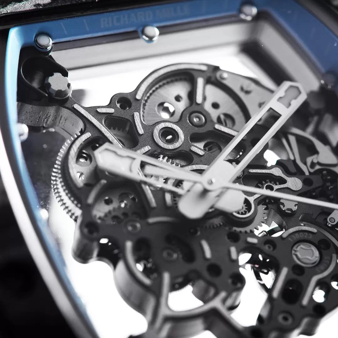 RICHARD MILLE RM055 Redesigned original 1:1 edizione migliore BBR Fabbrica 2024 Blu lunetta