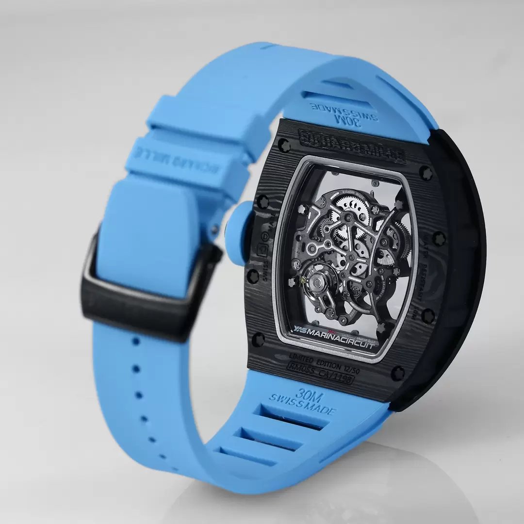 RICHARD MILLE RM055 Redesigned original 1:1 edizione migliore BBR Fabbrica 2024 Blu