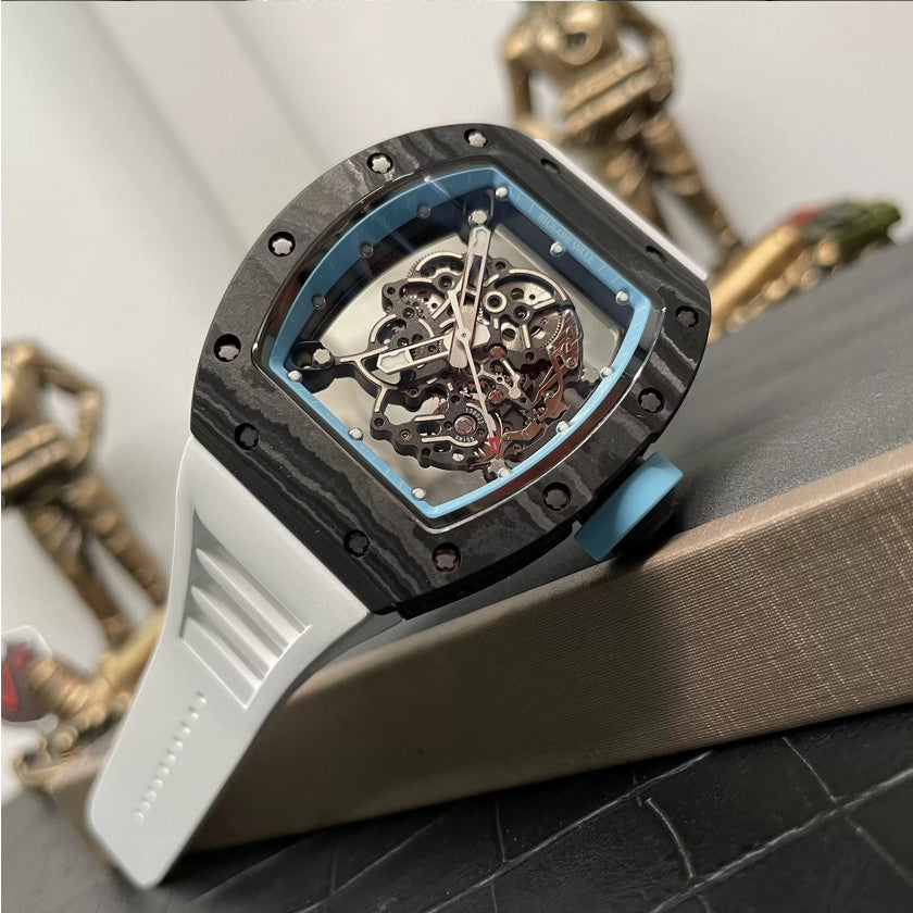 RICHARD MILLE RM055 Redesigned original 1:1 edizione migliore BBR Fabbrica 2024 Blu Bianco cinturino