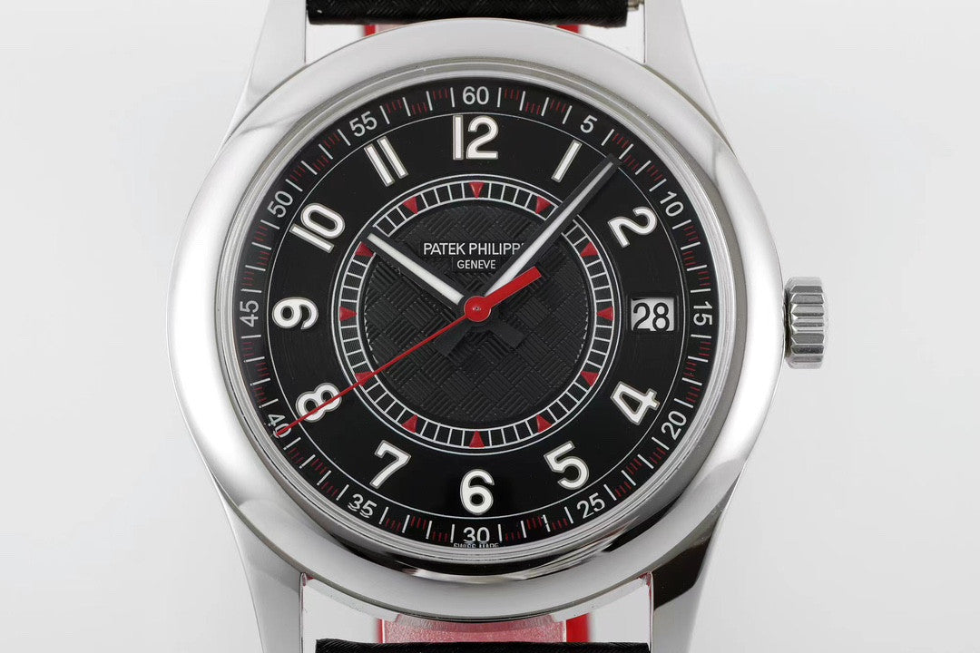 Patek Philippe Calatrava 6007G-010 1:1 Best Edition PPF Fabbrica Black Dial