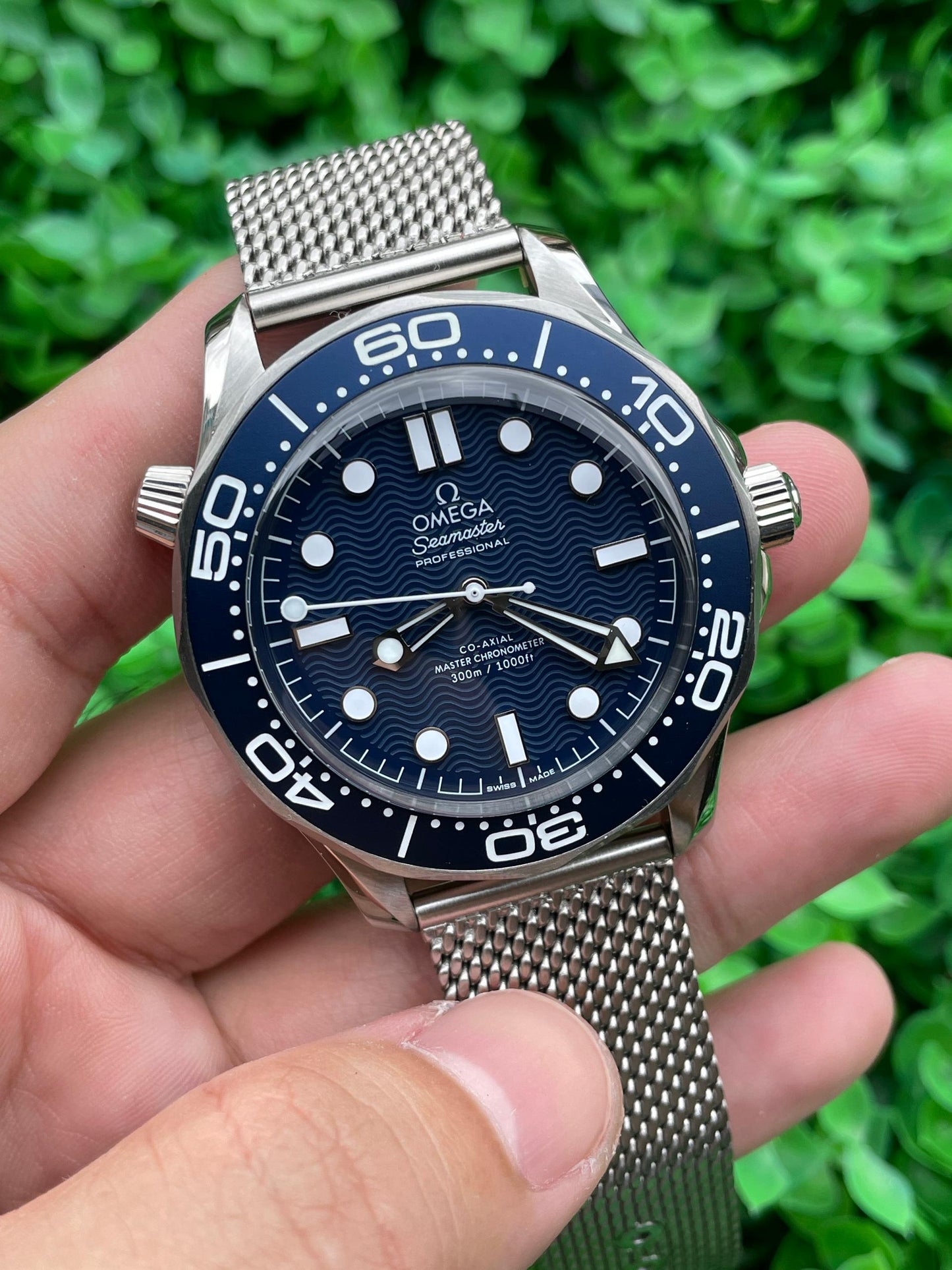 Omega Seamaster Diver 300M 210.30.42.20.03.002 1:1 edizione migliore VS Fabbrica Acciaio cinturino