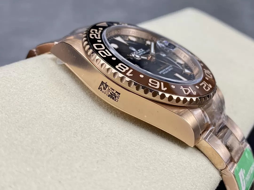 Rolex GMT Master II 126715CHNR-0001 1:1 edizione migliore C+ Fabbrica Rosa Oro
